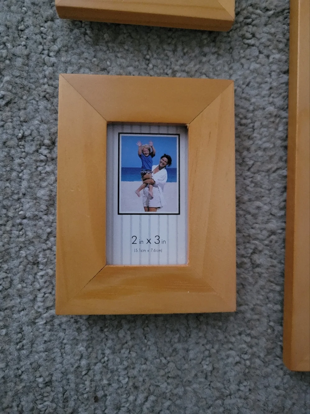 Pine Wood Y2K Modern Picture Frames, Set of 3